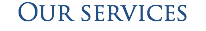 Our services